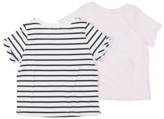 Thumbnail 2: Btween Btween Big Girls 2 Pk Ribbed Knit Tees 