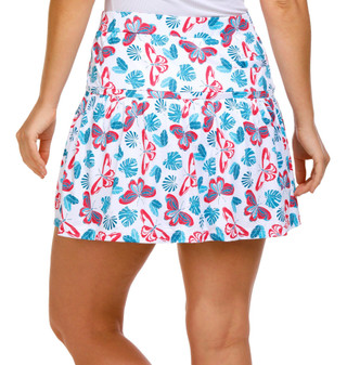 Thumbnail 2: PGA TOUR PGA Tour Womens Active Butterfly Flounce Skort 