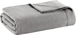 Thumbnail 1: Madison Park Madison Park Solid Egyptian Cotton Blanket 