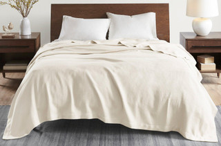 Thumbnail 6: Madison Park Madison Park Solid Egyptian Cotton Blanket 