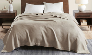 Thumbnail 4: Madison Park Madison Park Solid Egyptian Cotton Blanket 