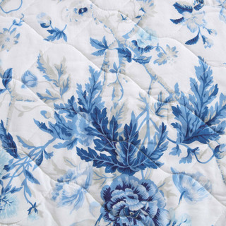 Thumbnail 8: Laura Ashley Laura Ashley Breezy Floral Reversible Quilt Set 