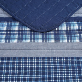 Thumbnail 16: Nautica Nautica Addison Reversible Cotton Quilt Set 