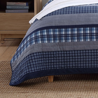 Thumbnail 15: Nautica Nautica Addison Reversible Cotton Quilt Set 