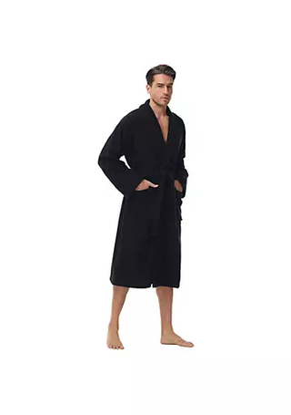 Thumbnail 5: Ink + Ivy INK + IVY Mens Solid Cotton Robe 