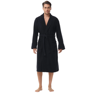 Thumbnail 2: Ink + Ivy INK + IVY Mens Solid Cotton Robe 
