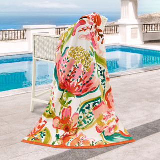Thumbnail 1: Nicole Miller Nicole Miller Aria Floral Beach Towel 