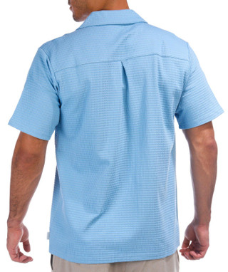 Thumbnail 3: Ocean Current Ocean Current Mens Short Sleeve Vessel Button Down Shirt 