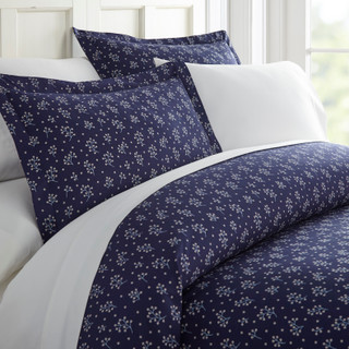 Thumbnail 2: Home Collections Home Collections Premium Midnight Blossoms Duvet Cover Set 