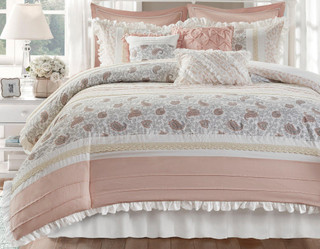 Thumbnail 6: Madison Park Madison Park Dawn 9 pc Comforter Set 