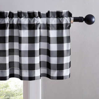 Thumbnail 6: Eddie Bauer Eddie Bauer Mountain Plaid Pole Top Valance 86x15 
