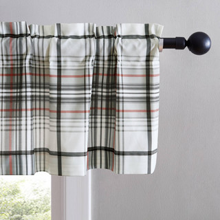 Thumbnail 6: Eddie Bauer Eddie Bauer Alder Plaid Pole Top Valance 86x15 