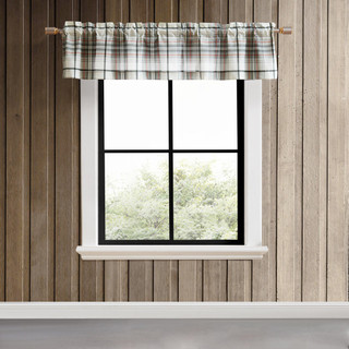 Thumbnail 1: Eddie Bauer Eddie Bauer Alder Plaid Pole Top Valance 86x15 