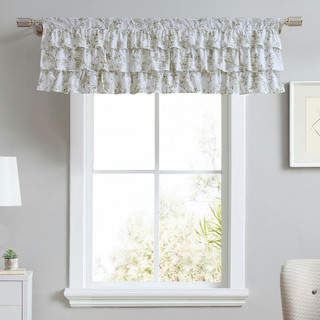 Thumbnail 1: Laura Ashley Laura Ashley Lindy Pole Top Valance 