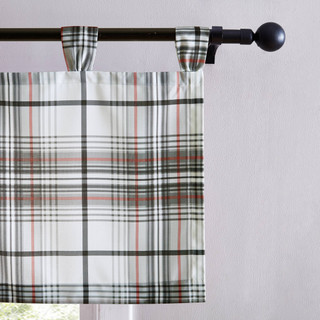 Thumbnail 6: Eddie Bauer Eddie Bauer Alder Plaid Tab Top Valance 86x15 