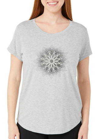 Thumbnail 1: GAIAM Gaiam Womens Active Mindful Flower Moon Tee 