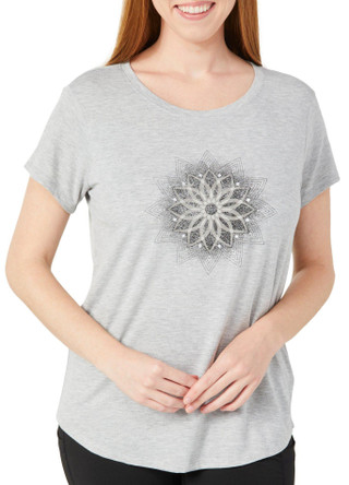 Thumbnail 3: GAIAM Gaiam Womens Active Mindful Flower Moon Tee 