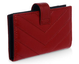 Thumbnail 4: Mundi Mundi Quilted Leather Debbie Card Case Wallet 