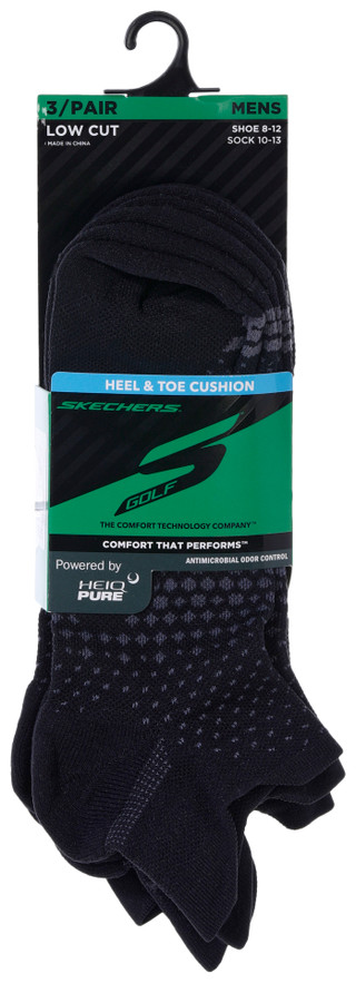 Thumbnail 1: Skechers Golf Sketchers Golf Mens 3 Pk Low-Cut Socks 