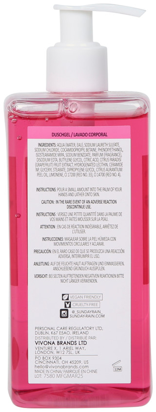 Thumbnail 4: SUNDAY RAIN Sunday Rain 14.8 Oz Pink Grapefruit Sea Salt Body Wash 