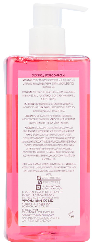 Thumbnail 3: SUNDAY RAIN Sunday Rain 14.8 Oz Pink Grapefruit Sea Salt Body Wash 