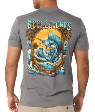 Thumbnail 3: REEL LEGENDS Reel Legends Mens Tropical Fish T-Shirt 
