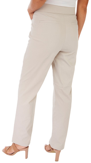 Thumbnail 2: Coral Bay Coral Bay Womens 30 in. Solid Millenium Slimming Pants 