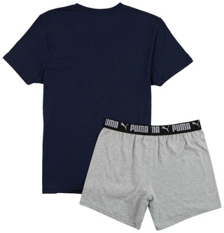 Thumbnail 2: Puma Puma Mens 2 Pc Knit Boxer & Tee Lounge Set 