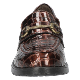 Thumbnail 3: Easy Street Easy Street Womens Witney Crocodile Loafer 