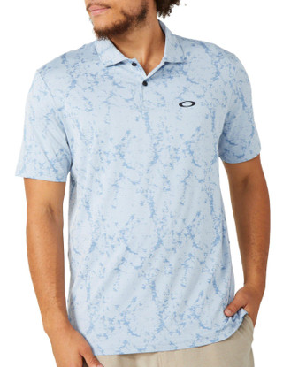 Thumbnail 1: Oakley Oakley Mens Marble Jacquard Golf Polo 