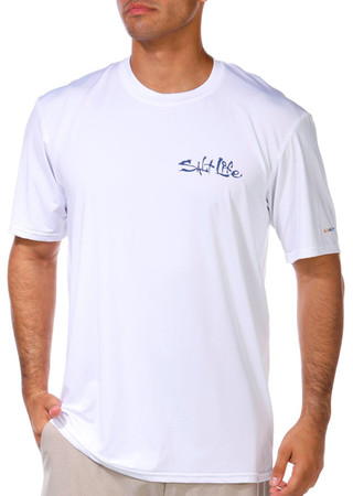 Thumbnail 3: Salt Life Salt Life Mens Americana Marlin Short Sleeve Tee 