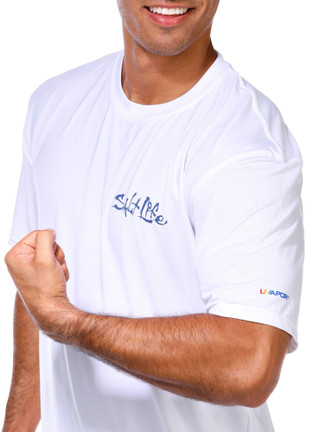 Thumbnail 4: Salt Life Salt Life Mens Americana Marlin Short Sleeve Tee 