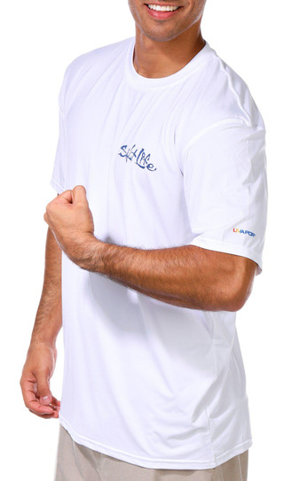 Thumbnail 6: Salt Life Salt Life Mens Americana Marlin Short Sleeve Tee 