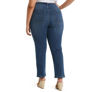 Thumbnail 2: Rafaella Rafaella Plus Straight Leg Jeans 