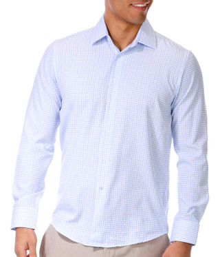 Thumbnail 1: Nautica Nautica Mens Long Sleeve Plaid Button Down Shirt 