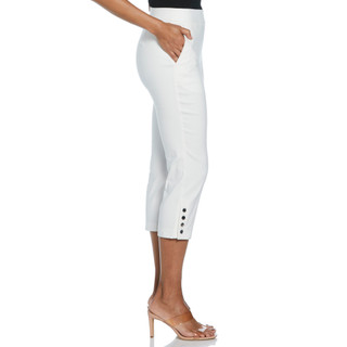 Thumbnail 3: Rafaella Rafaella Womens Rivet Detail Capris 