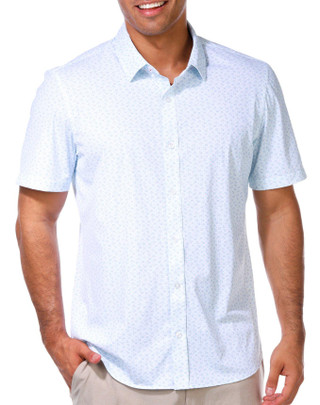 Thumbnail 1: FLAG AND ANTHEM Men's Short Sleeve Madeflex Buttoned Shirt 