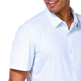 Thumbnail 2: FLAG AND ANTHEM Men's Short Sleeve Madeflex Buttoned Shirt 