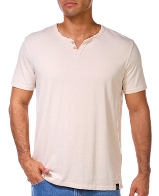 Thumbnail 1: Lucky Brand Lucky Brand Mens Short Sleeve Notch Neck Henley Shirt 