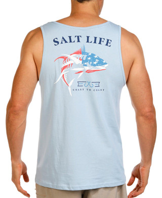 Thumbnail 1: Salt Life Salt Life Mens United We Fish Tank Top 