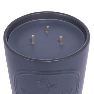 Thumbnail 2: Bombay Bombay 48 oz Embossed Jar Black Vanilla & Oud Candle 