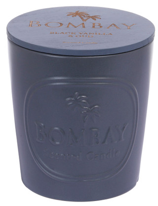 Thumbnail 4: Bombay Bombay 48 oz Embossed Jar Black Vanilla & Oud Candle 
