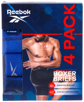 Thumbnail 1: Reebok Reebok Mens 4 Pk Performance Boxer Brief 