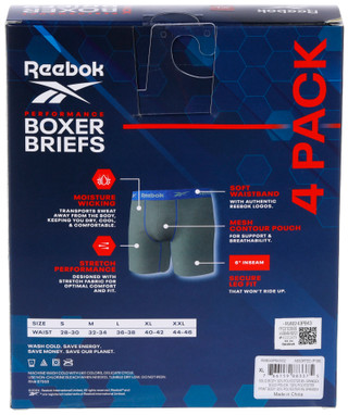 Thumbnail 3: Reebok Reebok Mens 4 Pk Performance Boxer Brief 