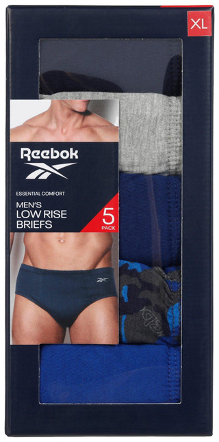 Thumbnail 1: Reebok Reebok Mens 5 Pk Low Rise Briefs 