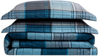 Thumbnail 5: Truly Soft Truly Soft Trey Plaid Quilt Set 