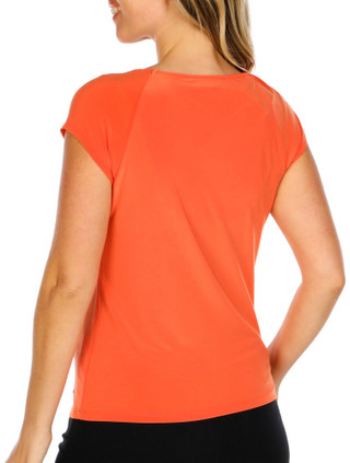 Thumbnail 2: NINE WEST Nine West Womens Cap Sleeve Shirred Neck Top 