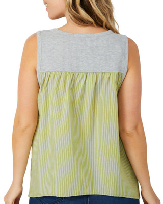 Thumbnail 5: Blue Sol Blue Sol Womens Buttoned Sleeveless Tank 