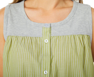 Thumbnail 4: Blue Sol Blue Sol Womens Buttoned Sleeveless Tank 