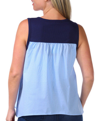 Thumbnail 3: Blue Sol Blue Sol Womens Buttoned Sleeveless Tank 